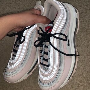 Air Max 97 Pink Black White and Red